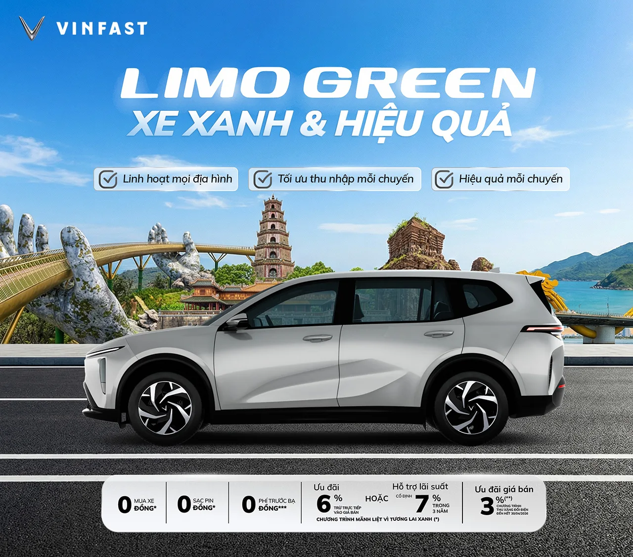 LIMO GREEN – XE XANH & HIỆU QUẢ